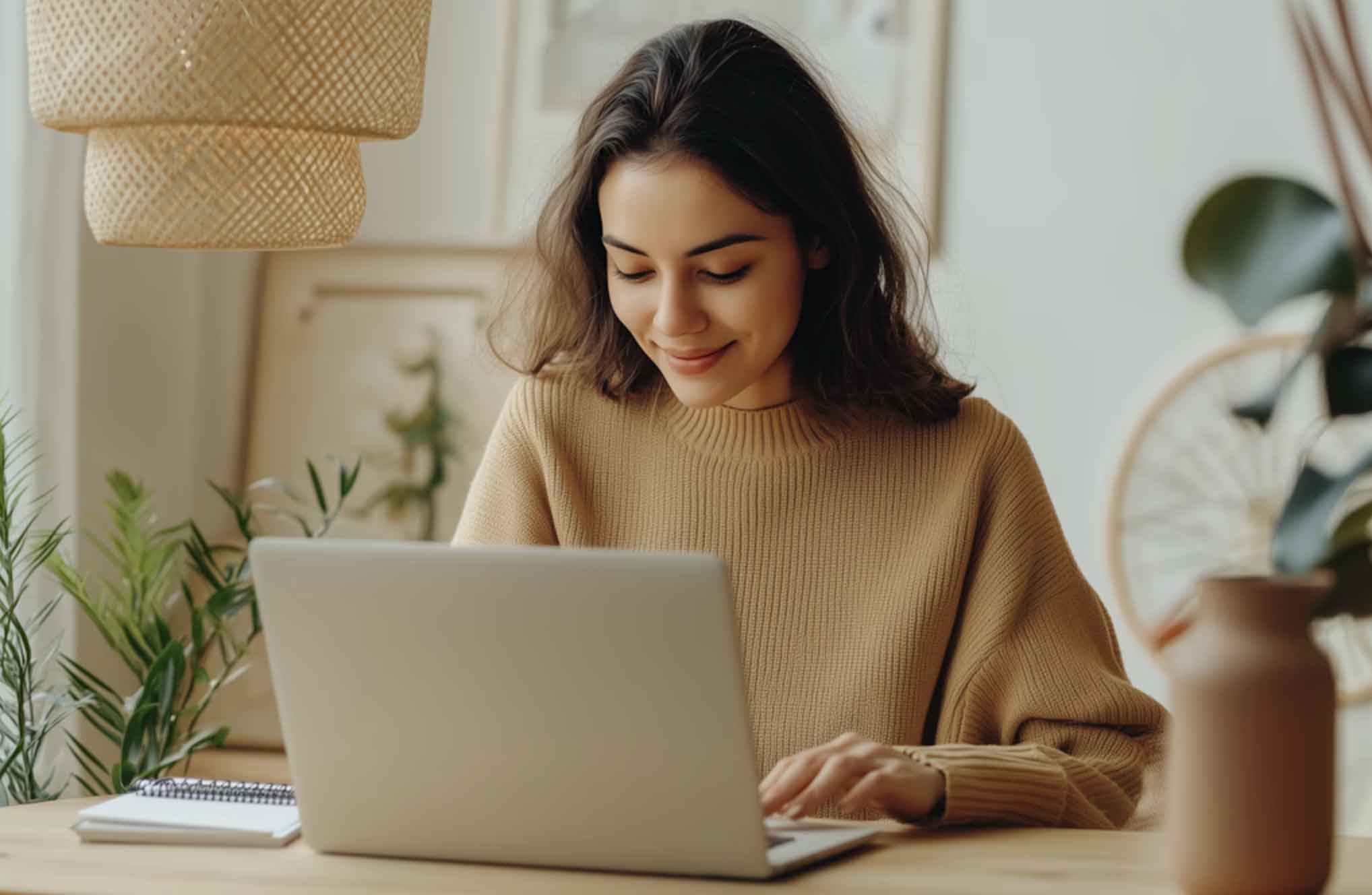 Agent using laptop