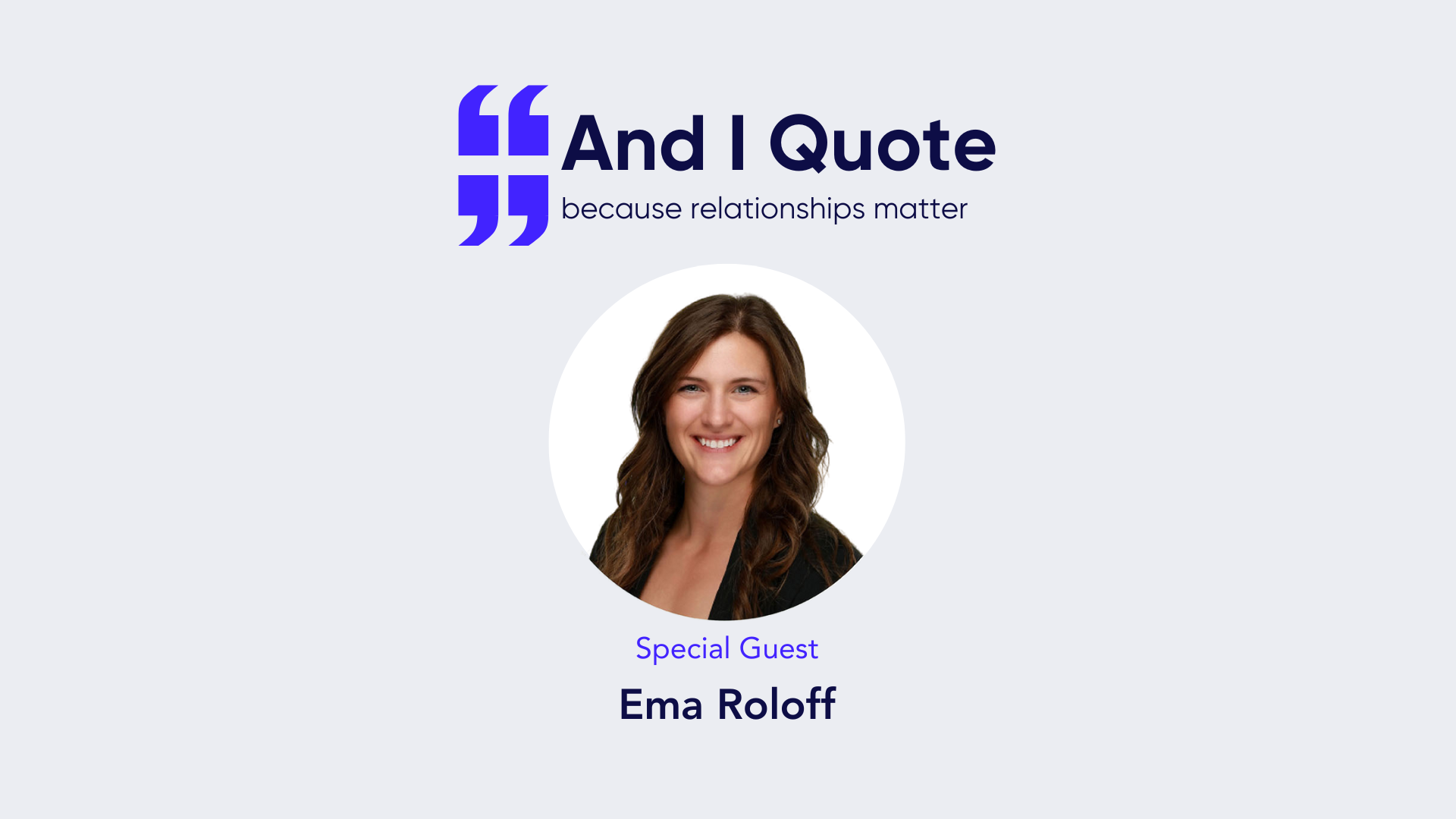 Ema Roloff joins coterie insurance on their podcast And I Quote